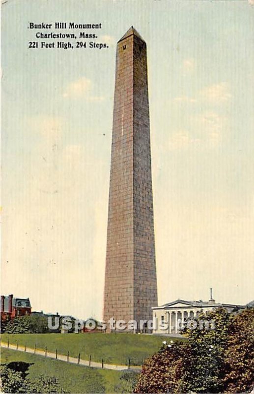 Bunker Hill Monument - Charlestown, Massachusetts MA  