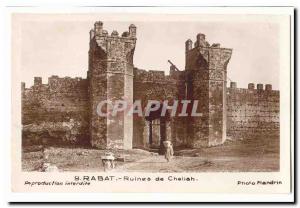 Rabat Morocco Old Postcard Ruins Chellah