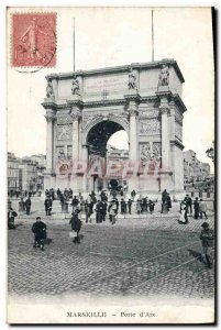 Old Postcard Marseille Porte D & # 39Aix