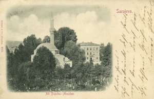 bosnia and herzegovina, SARAJEVO Сарајево, Ali Pasha Mosque 1899 Islam Postcard