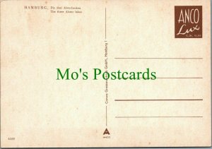 Germany Postcard - Hamburg - The Three Alster Lakes  RRR1135