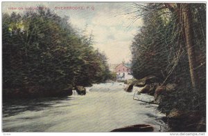 View On Magog River, Sherbrooke, Quebec, Canada, 1900-1910s