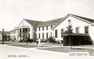 IL - Great Lakes. US Naval Training Center, Hospital Canteen.    RPPC