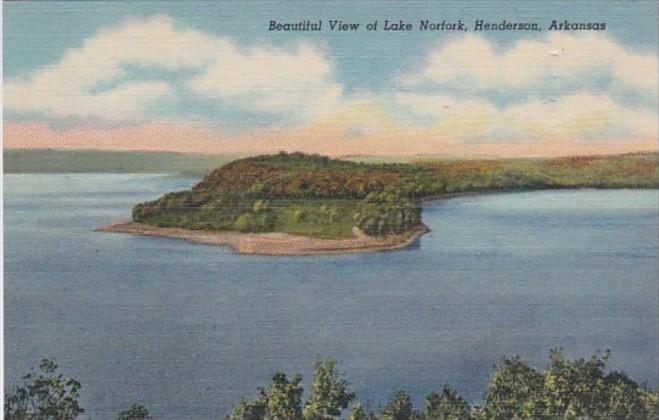 Arkansas Henderson Beautiful View Of Lake Norfork Curteich