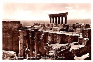 Temple de Bacchus et de Jupiter Baalbeck, Syria , Syrie Turquie, Postale, Uni...