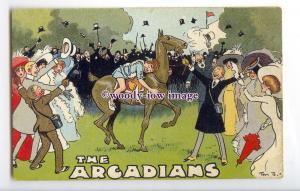 su3451 - The Arcadians - Tom Browne Theatre advert postcard