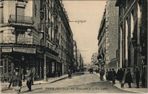 CPA PARIS 14e - Rue Didot, prise de la Rue d'Alésia (56348)