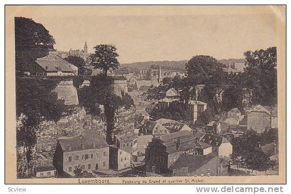 Faubourg Du Grand Et Quartier St. Michel, Luxembourg, 1900-1910s