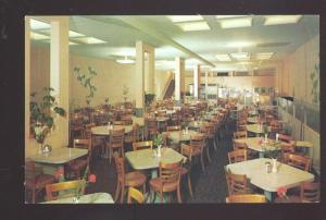 PASADENA CALIFORNIA ROUTE 66 CROWN RESTAURANT INSIDE VINTAGE POSTCARD