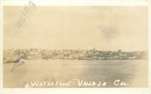 Postcard RPPC California Vallejo Waterfront 23-10379