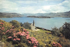 uk52565 loch morar showing morar church inverness shire scotland uk