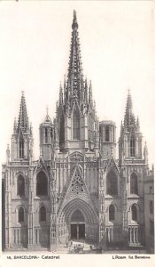 Catedral Barcelona Spain Unused 