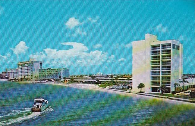 Florida Clearwater Beach View Of South End Of Beach