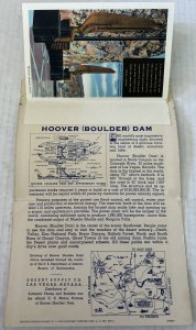 Hoover (Boulder) Dam Nevada 18 Postcards Souvenir Folder