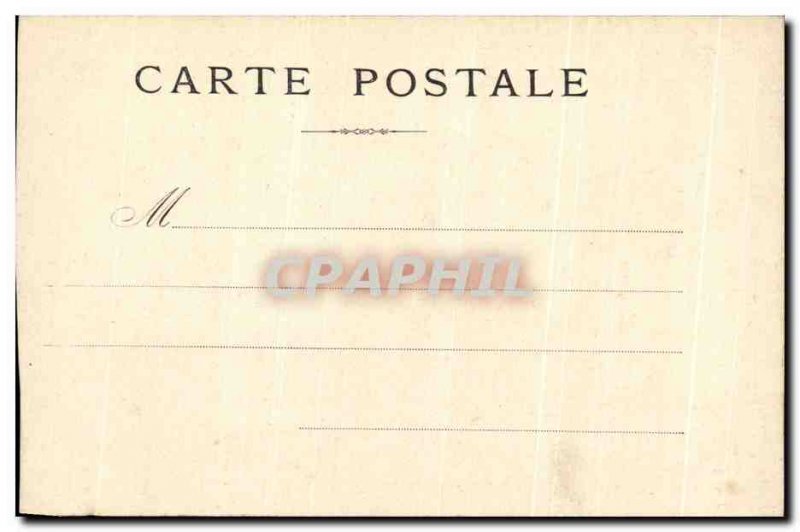 Old Postcard Paris The Tuileries Gardens and in the background the Louvre and...