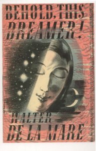 Behold This Dreamer Walter De La Mare 1939 Book Postcard