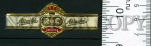 266983 RUC SUMATRA Attache Vintage embossed cigar label