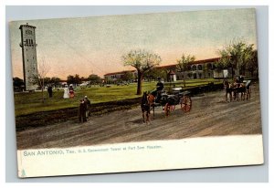 Vintage 1900's Tuck's Postcard US Government Tower Fort Sam Houston San Antonio