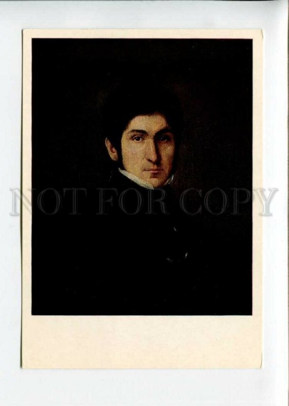 3154643 Self-Portrait Fyodor BRUNI Russian painter Old color PC