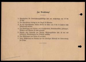 3rd Reich Germany Prison Jewish Inmate Sprechzettel Permission Document 87230