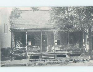 1930's BUILDING WHERE IN 1765 STAMP ACT WAS REPUDIATED Frederick MD G1345