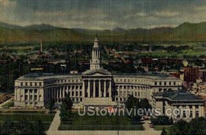 City and Capitol Buildings - Denver, Colorado CO  