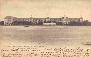 Hotel Royal Poinciana Palm Beach Florida from Lake Worth 1906 postcard