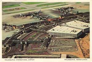 Philadelphia PennsylvaniaInternational Airport Aerial View Postcard