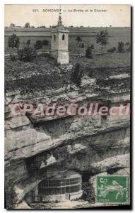 Postcard Old Romonot Cave And The Belfry