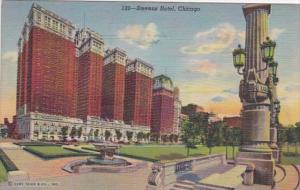 Illinois Chicago The Stevens Hotel 1940 Curteich