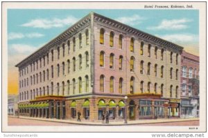 Indiana Kokomo Hotel Frances Curteich