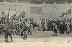 Pantheon of War 1918 P. Carrier-Belleuse - Italy