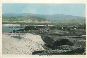 Canada, Penticton, B.C., RPPC, Town View, Gowen, Sutton #9