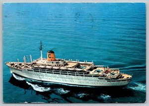 TN Federico Cruise Ship  1969    Postcard