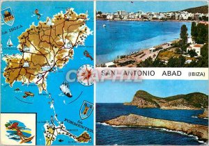 Postcard Modern Recuerdo San Antonio Ibiza Espana