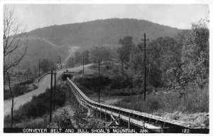 Bull Shoal Dam Conveyor Belt Mountain Arkansas 1948c RPPC Real Photo postcard