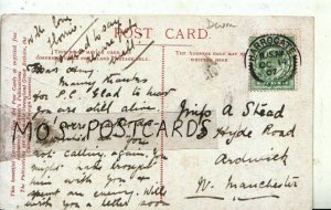 Genealogy Postcard - Stead - 3 Hyde Road - Ardwick - Near Manchester - Ref 107B