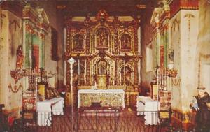 California Mission San Juan Capistrano Altar Founded 1776