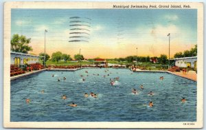 M-33978 Municipal Swimming Pool Grand Island Nebraska