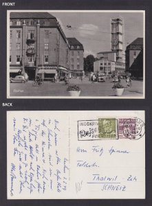 Vintage postcard DENMARK Aarhus General view 1949
