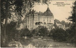 CPA CHATEAUDUN Le Chateau - Facade Ouest - Vue du Loir (1201664)