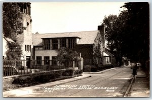 Birmingham Michigan~Brookside (Cranbrook Foundation) School RPPC 1946 Postcard