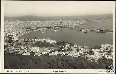 spain, MALLORCA PALMA, Vista General 50s Truyol RPPC 