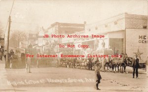 AR, Mammoth Spring, Arkansas, RPPC, Buying Cotton from Farmers, Photo