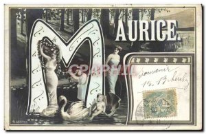 Old Postcard Fantaisie Surname Maurice