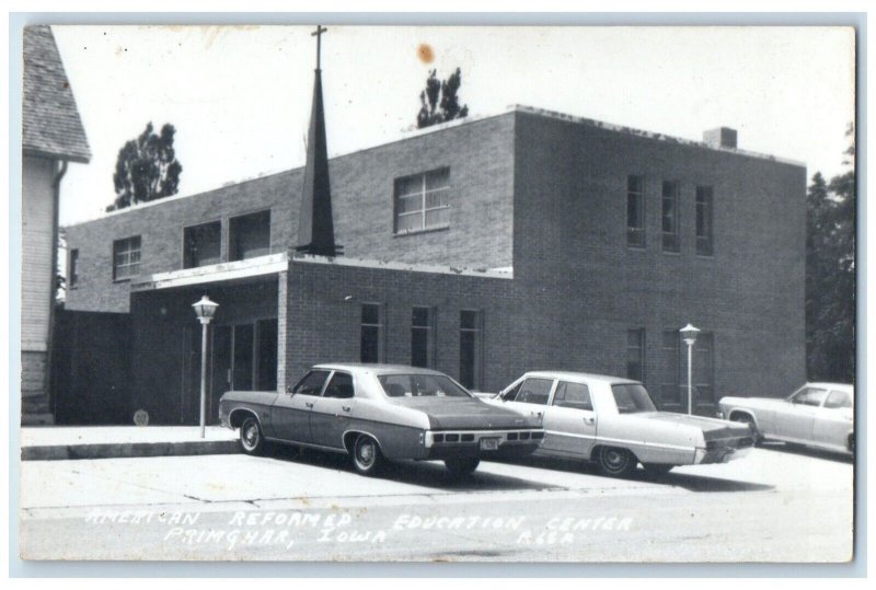 c1940 American Reformed Education Center Exterior Primghar Iowa Vintage Postcard