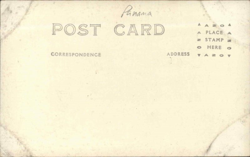 Vintage RPPC Balboa Canal Zone PANAMA Administration Bldg Real Photo PC