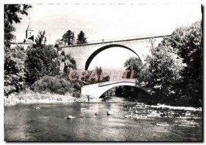 Modern Postcard Les Deux Ponts Pierre-Perthuis