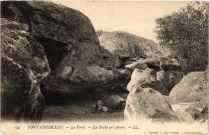 CPA FONTAINEBLEAU - La Foret - La Roche qui pleure (248762)