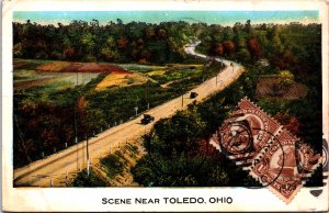 USA Scene Near Toledo Ohio Vintage Postcard 09.66